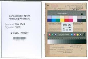 Entnazifizierung Theodor Breuer , geb. 18.10.1891 (Geschaeftsfuehrer)