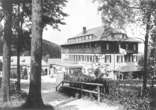 Bärenfels. Kurhaus Kaiserhof. Eingangsseite