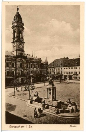 Großenhain. Markt