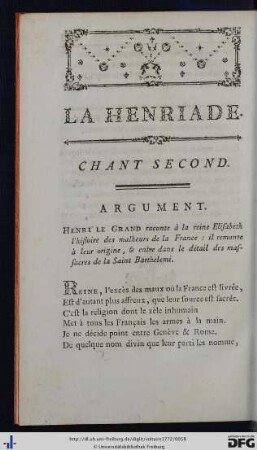 Chant Second.