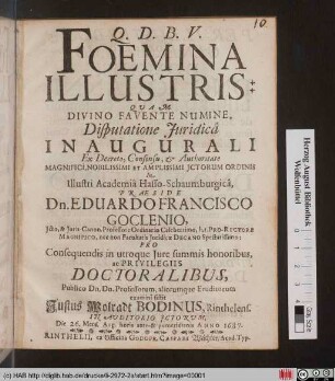 Foemina Illustris
