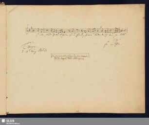 Silcher, Philipp Friedrich; 1853 [Noten- und Texteintrag]