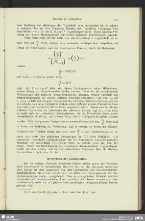 Bewertung der Lichtquellen