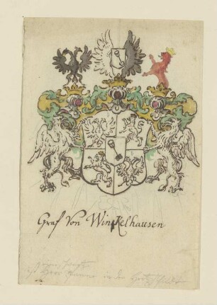 Familienwappen der Grafen von Winkelhausen
