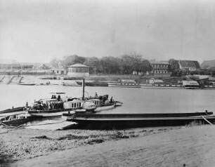 Fähre in Loschwitz : Fähre in Loschwitz. Fotografie (um 1880; A. Kotzsch). Wohl Dresden: Privatbesitz