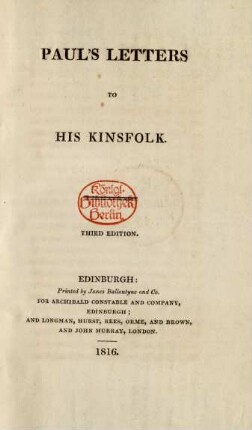 Paul's letters to his kinsfolk