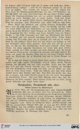 33: Reichsadler, Reichskunst usw. oder: Woher kommen die Mißerfolge?