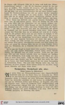 33: Reichsadler, Reichskunst usw. oder: Woher kommen die Mißerfolge?