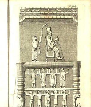 Tab. XXX. [Abbildung der Figuren an den Thürpfosten x. x.]