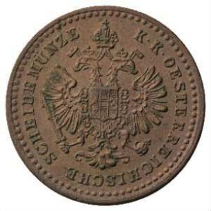 Fundmünze, 5/10 Kreuzer, 1858