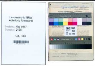 Entnazifizierung Paul Gill , geb. 11.02.1908 (Werkzeughaendler)
