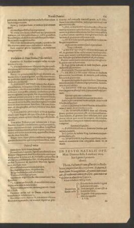 In Festo Natalis Opt. Max. Domini Jesu, Landraci 1612 ...