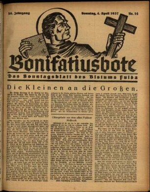 Ausgabe vom Sonntag, den 04. April 1937.