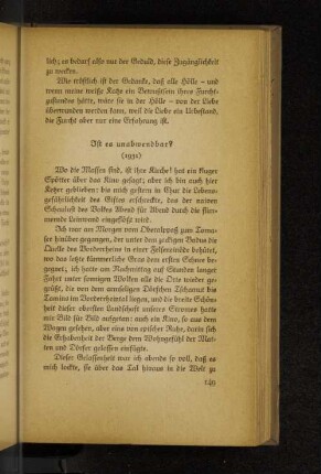 Ist es unabwendbar?