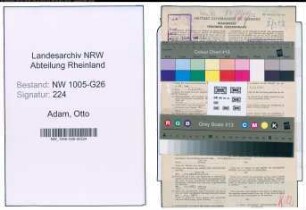 Entnazifizierung Otto Adam , geb. 06.06.1896 (Betriebspruefer)