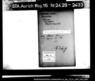 Die Wahl des Stadtkämmerers Adena in Norden