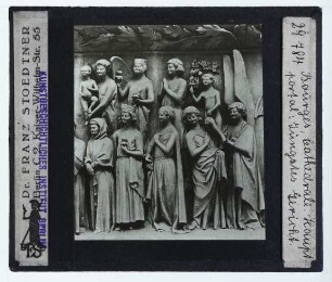 Bourges, Kathedrale Saint-Étienne : Hauptportal, Jüngstes Gericht