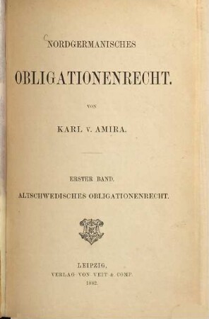 Nordgermanisches Obligationenrecht, 1. Altschwedisches Obligationenrecht