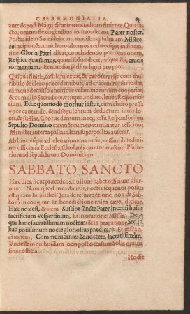 Sabbato Sancto