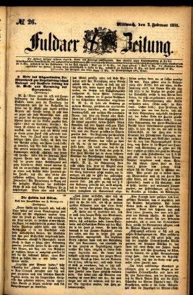 Ausgabe vom Mittwoch, den 02. Februar 1881.