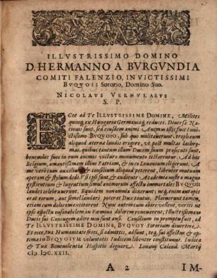 Laus posthuma Buquoii Supremi S. Caesareae Maiestatis exercitus praefecti