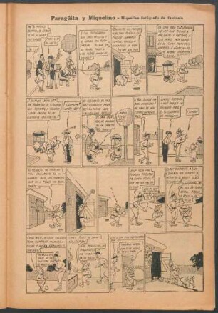 Paragüita y Miquelino. - [Cómic] : Miquelino fotógrafo de fantasía