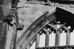 Architekturdetails in der alten Kathedrale
