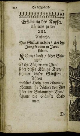 [Die dreyzehende Andacht/ über das Hohelied Salomonis.]