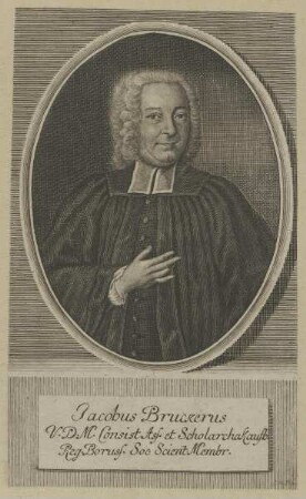 Bildnis des Jacobus Bruckerus