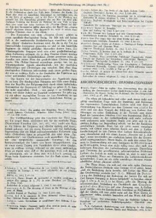 52-55 [Rezension] Bizer, Ernst, Fides ex auditu