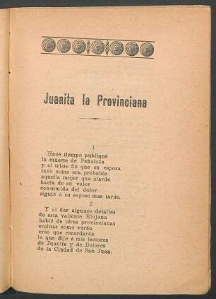 Juanita la provinciana