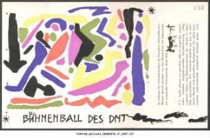 Bühnenball 1966 im Deutschen Nationaltheater Weimar