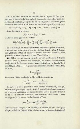 REMARQUES DE GÉOMÉTRIE INFINITÉSIMALE.