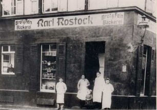 Altstadt, Dörfle. Zähringerstraße 13, Bäckerei Karl Rostock