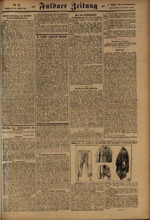 Dritte Ausgabe vom Samstag, den 23. Januar 1915.