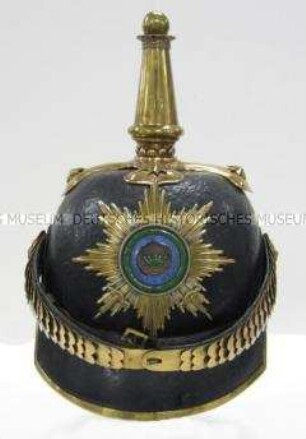 Helm für Offiziere, Infanterie-Regiment, Sachsen-Coburg und Gotha
