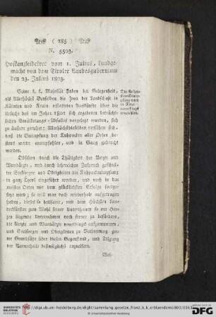 Julius (N. 5503 - N. 5535)