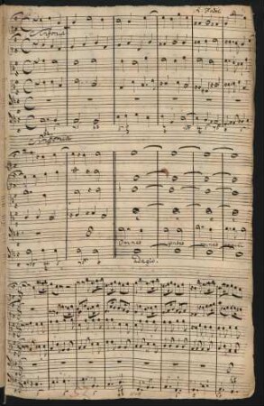 Omnes gentes omnes oculi; B, strings, bc; e-Moll