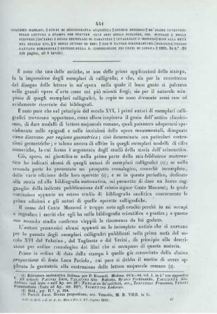 Giacomo Manzoni. Studi di bibliografia analitica [...]