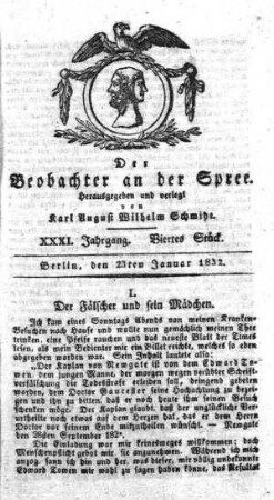 4. Stueck, 23. Januar 1832