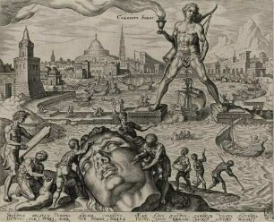 Der Koloss von Rhodos, Blatt 4 aus der Folge "Die acht Weltwunder"