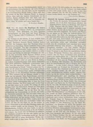 262-263 [Rezension] Zeitschrift für bayrische Kirchengeschichte ; XIII. Jahrgang (1938)