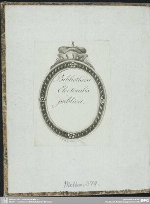 Exlibris: Bibliotheca Electoralis publica