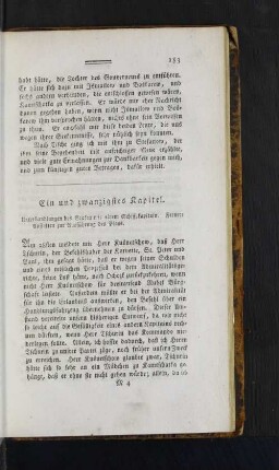 [Ein und zwanzigstes Kapitel. - Fünf und zwanzigstes Kapitel.]