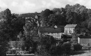 Dippoldiswalde-Seifersdorf. Ortsansicht, Ansichtskarte