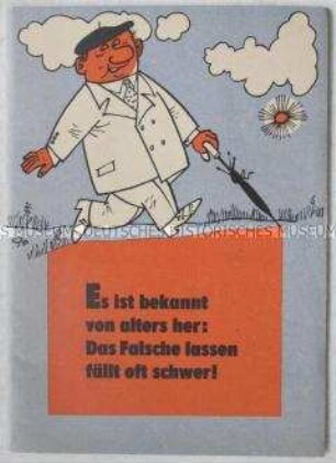 Illustrierte Aufklärungsschrift gegen die Vergeudung von Rohstoffen
