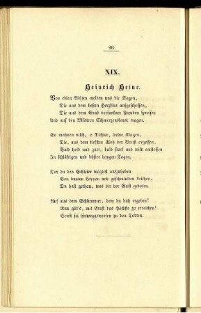 XIX. Heinrich Heine