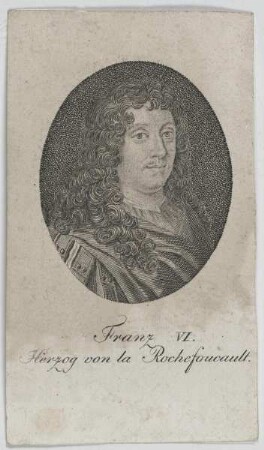 Bildnis de François de La Rochefoucault