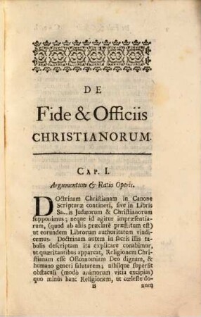 De fide et officiis Christianorum liber