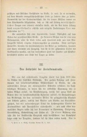 III. Das Satyrspiel der Socialdemokratie